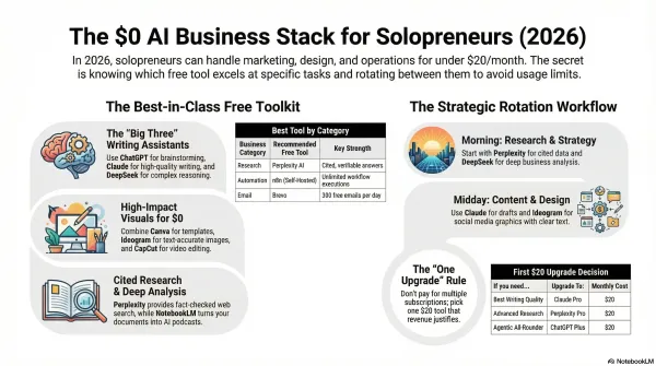 Best Free AI Tools for Solopreneurs in 2026: The Complete Guide